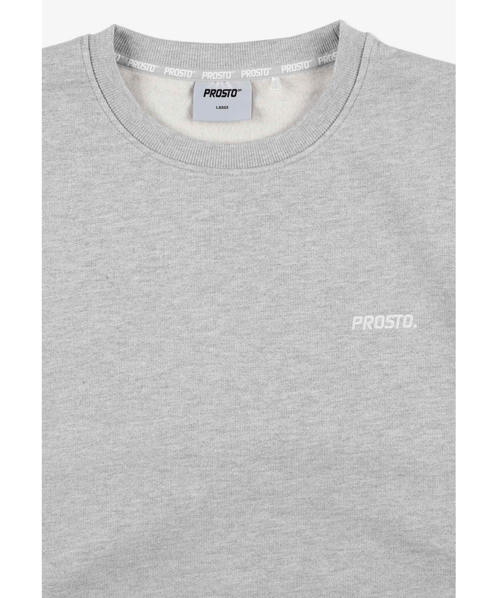 Subtle Logo bluza męska bawełniana szara