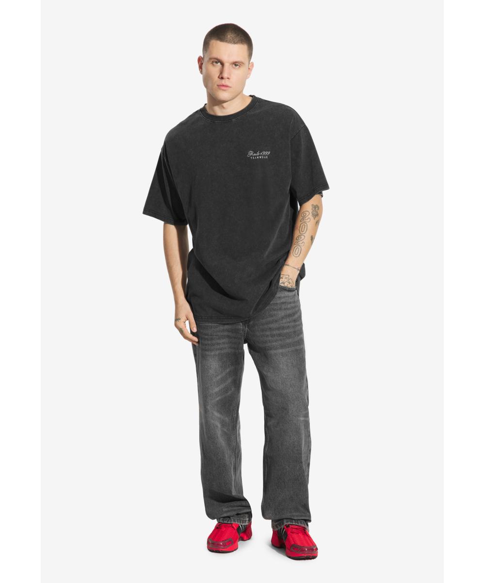 Athletic t-shirt męski bawełniany czarny