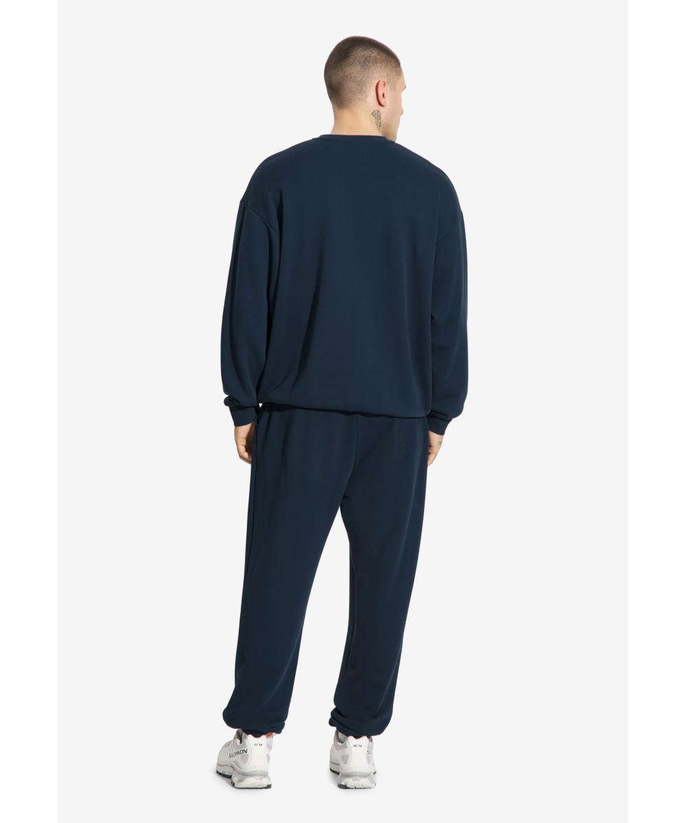 Football spodnie dresowe męskie granatowe