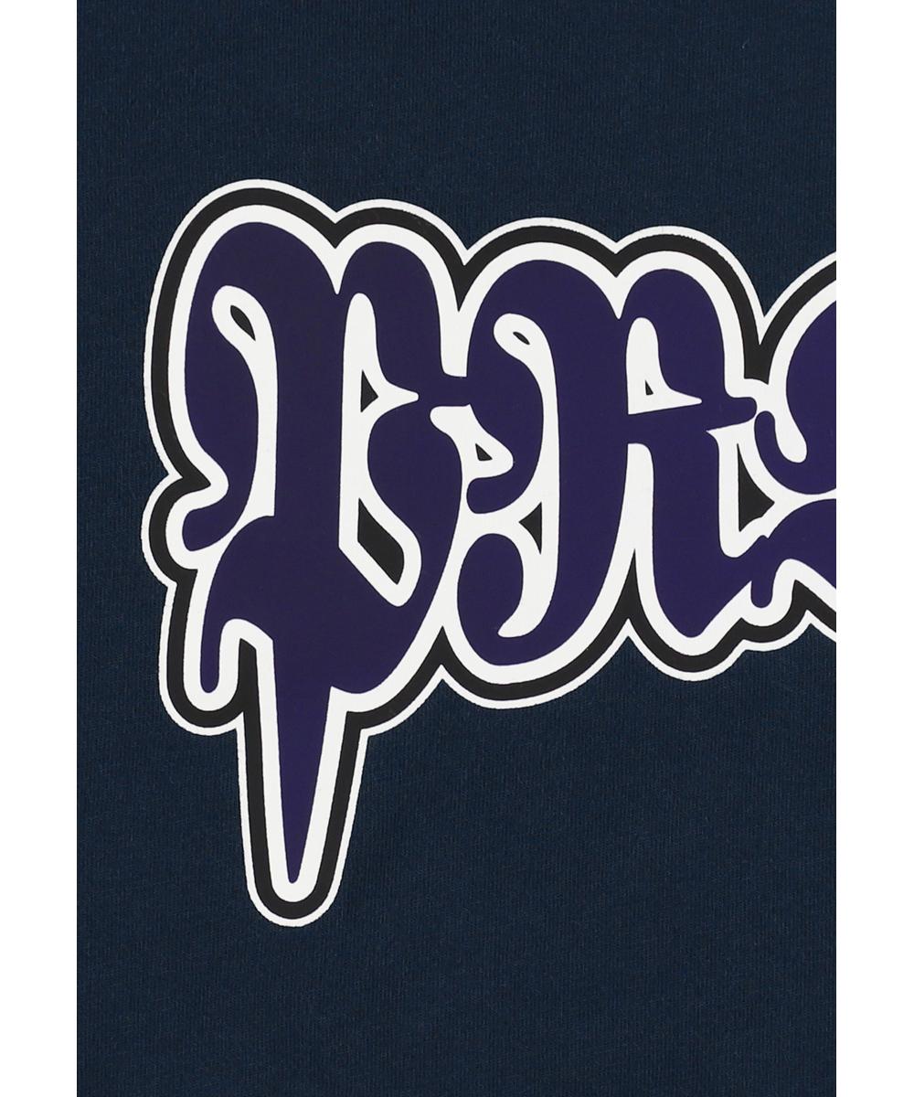 Graffiti t-shirt bawełniany granatowy