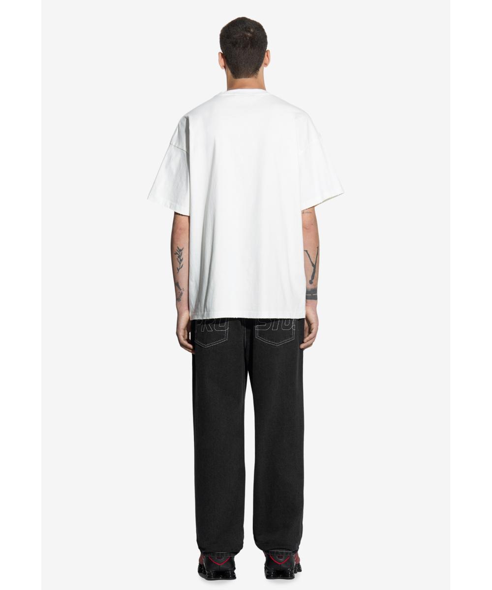 Stereo t-shirt bawełniany biały