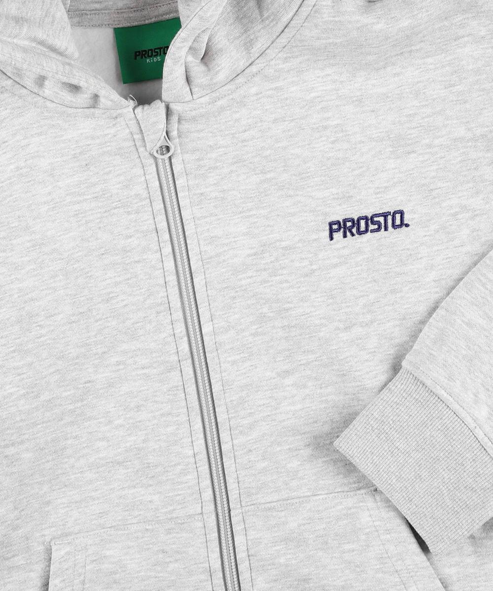 Baza bluza dziecięca rozpinana szara