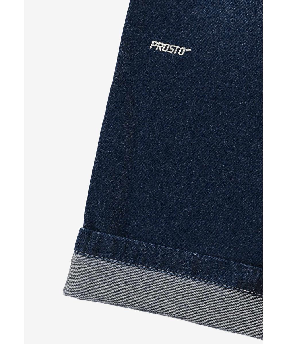 Long Pants Work spodnie jeansy damskie granatowe