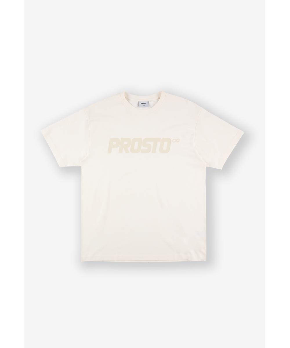 Big Log t-shirt męski bawełniany biały