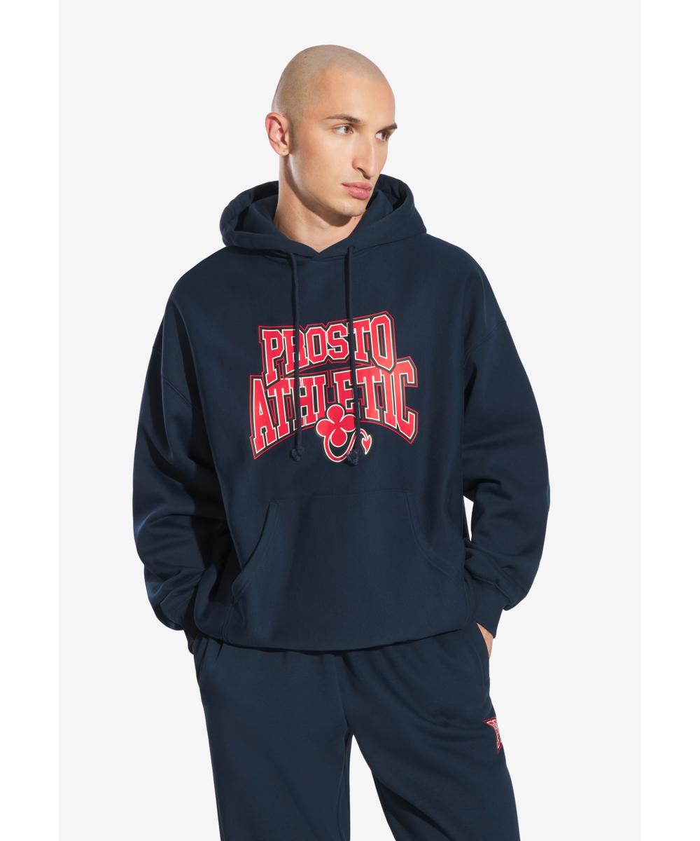 Chicago bluza męska z kapturem granatowa