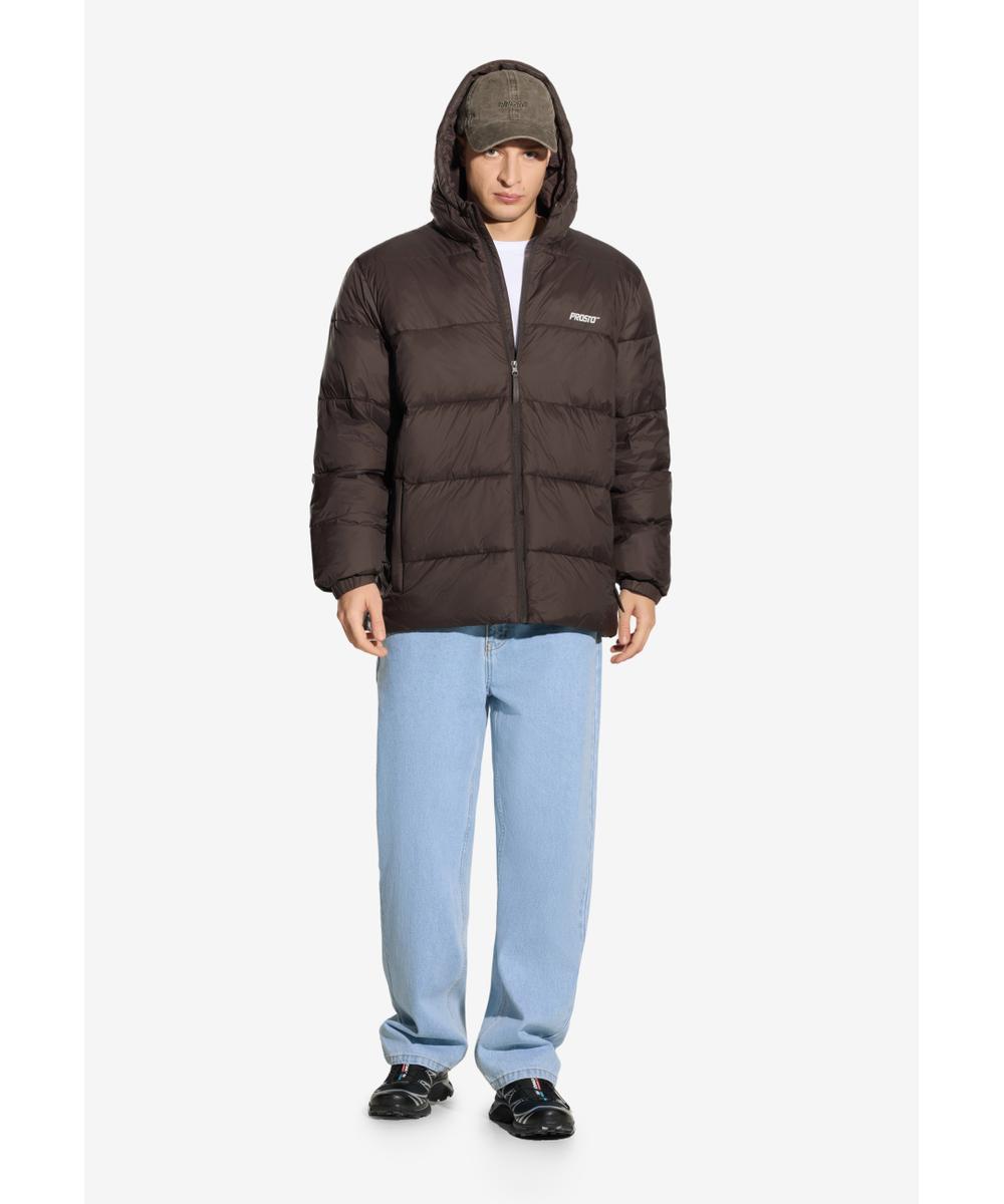 Puffer 404 kurtka męska brązowa