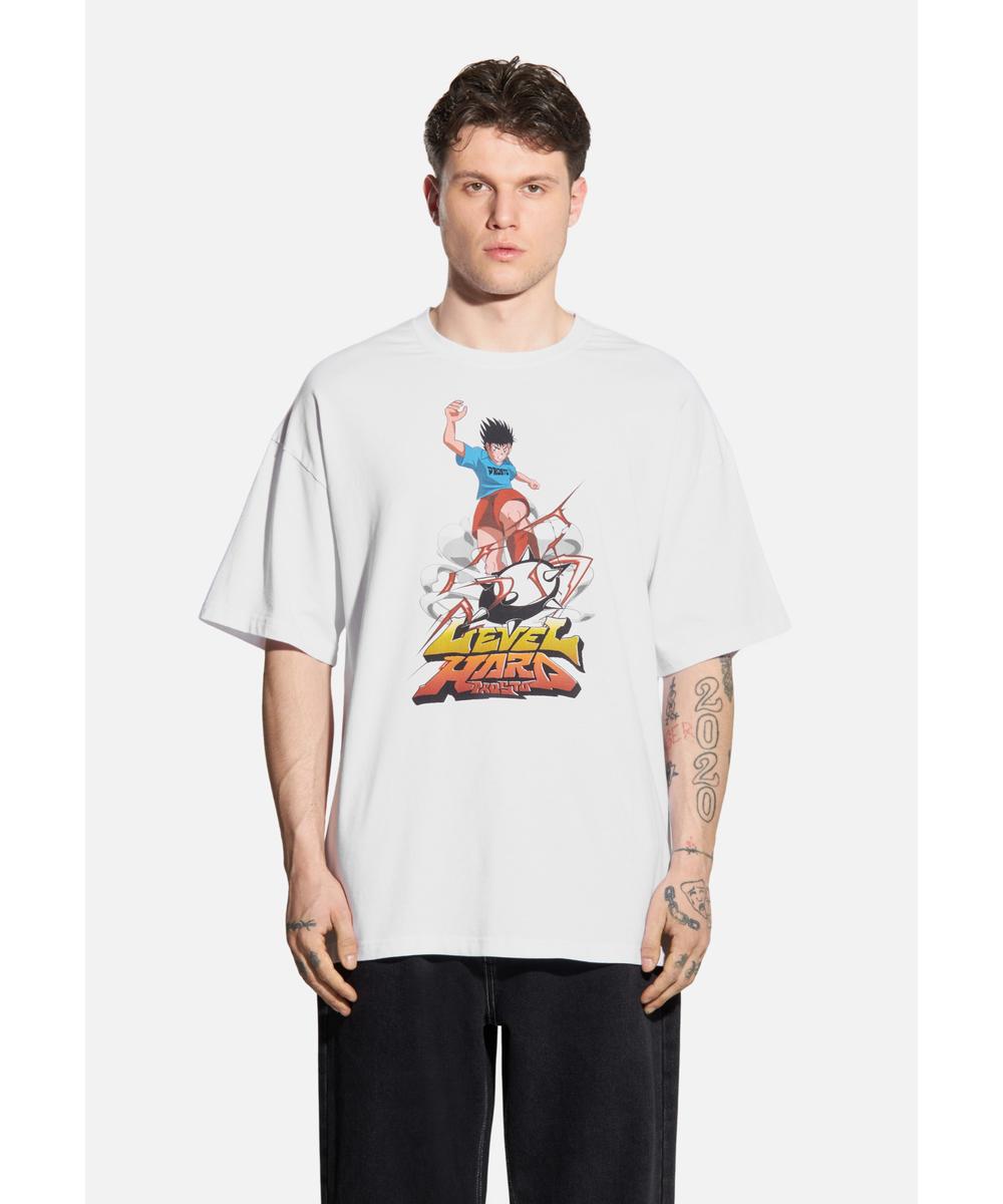 LVLHard t-shirt męski biały