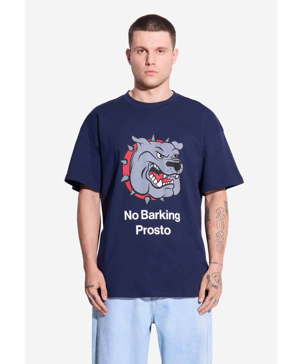 NoBarking t-shirt męski granatowy
