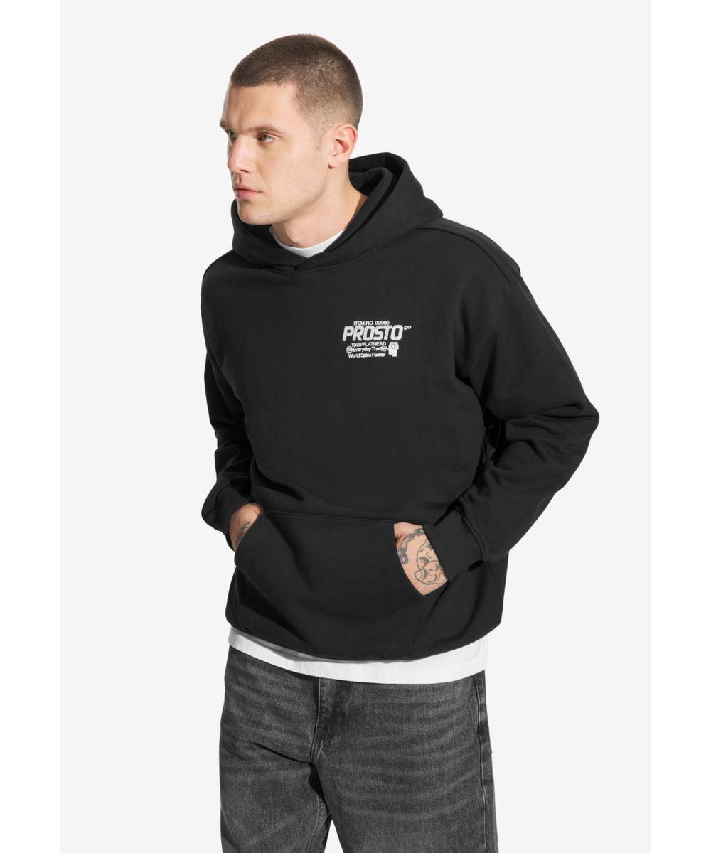 Flathead bluza z kapturem męska czarna
