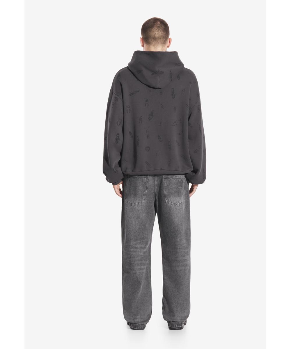 Insects bluza z kapturem grafitowa