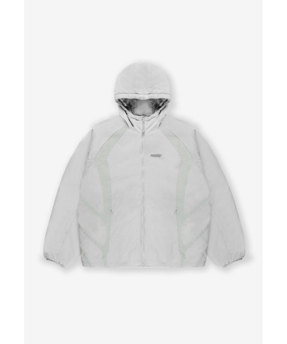 Contrast kurtka przejściowa szara