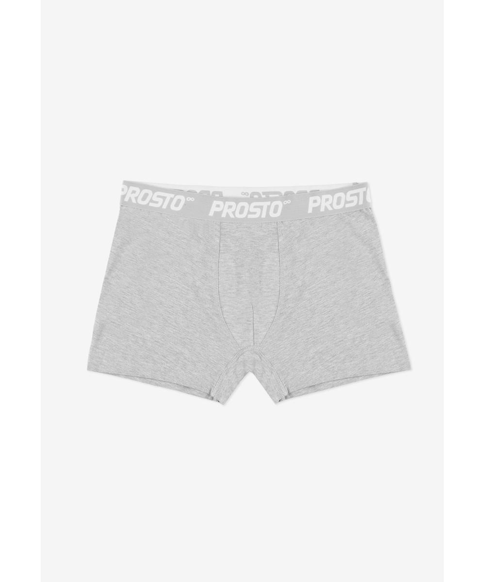 Bokserki męskie bawełniane 3-pack szare