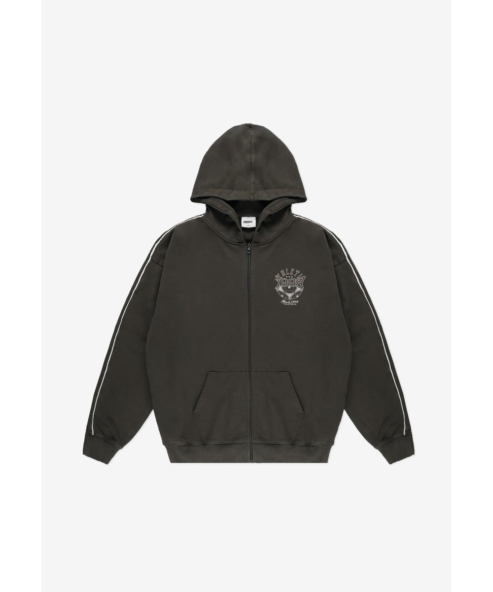 Athletic bluza z kapturem brązowa