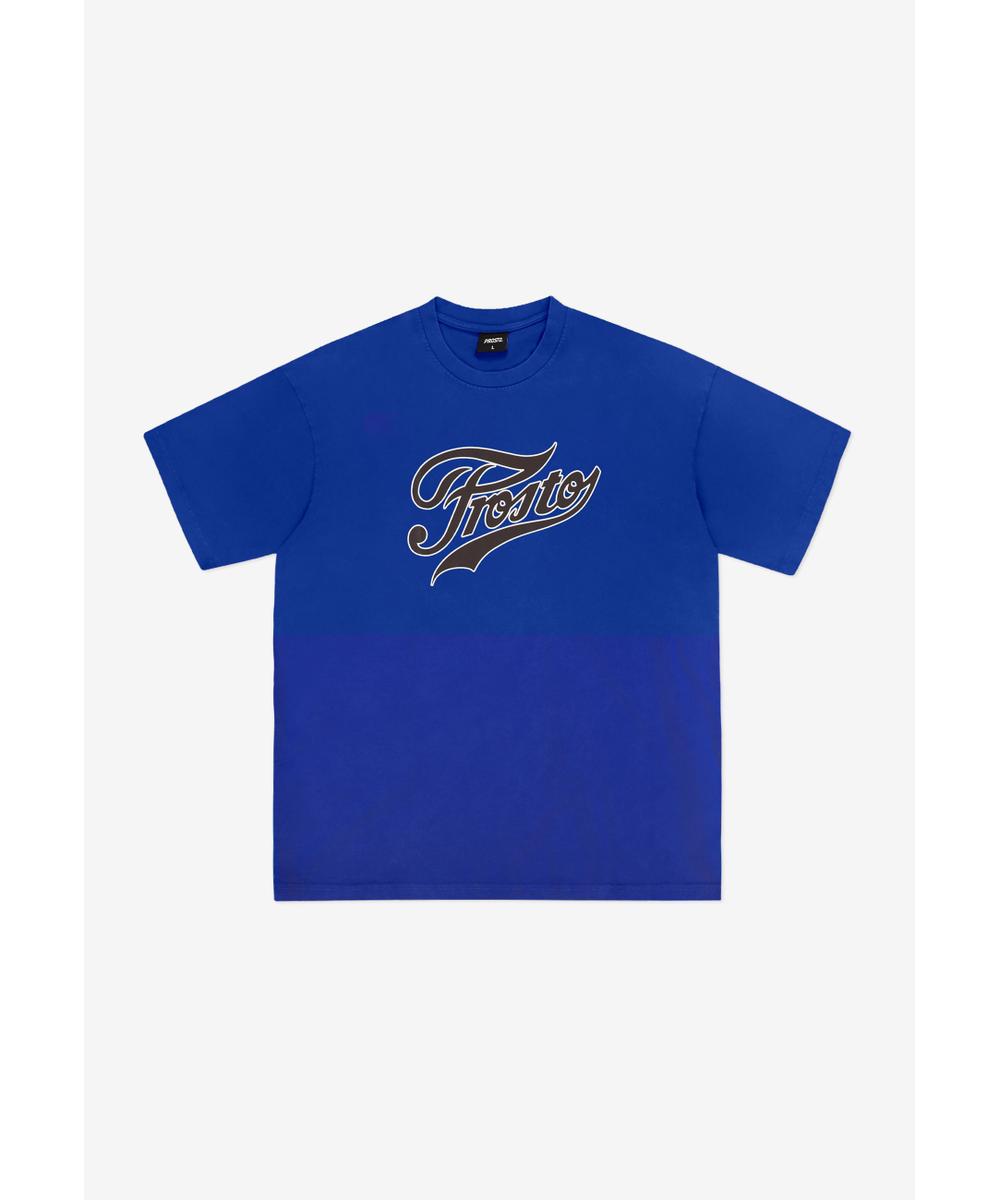 Varsity t-shirt męski kobaltowy