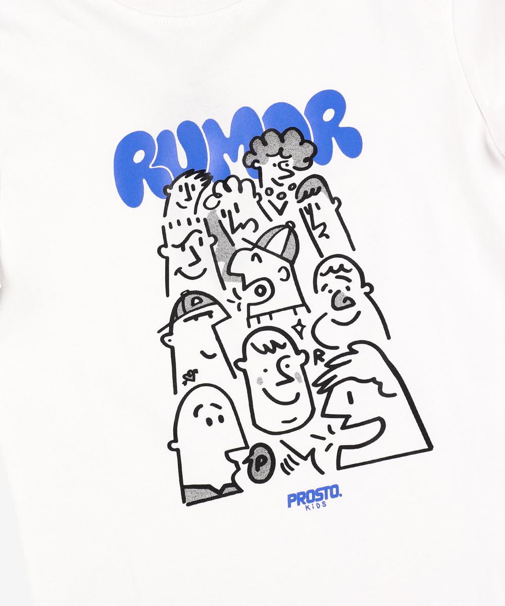 Rumor t-shirt dziecięcy biały