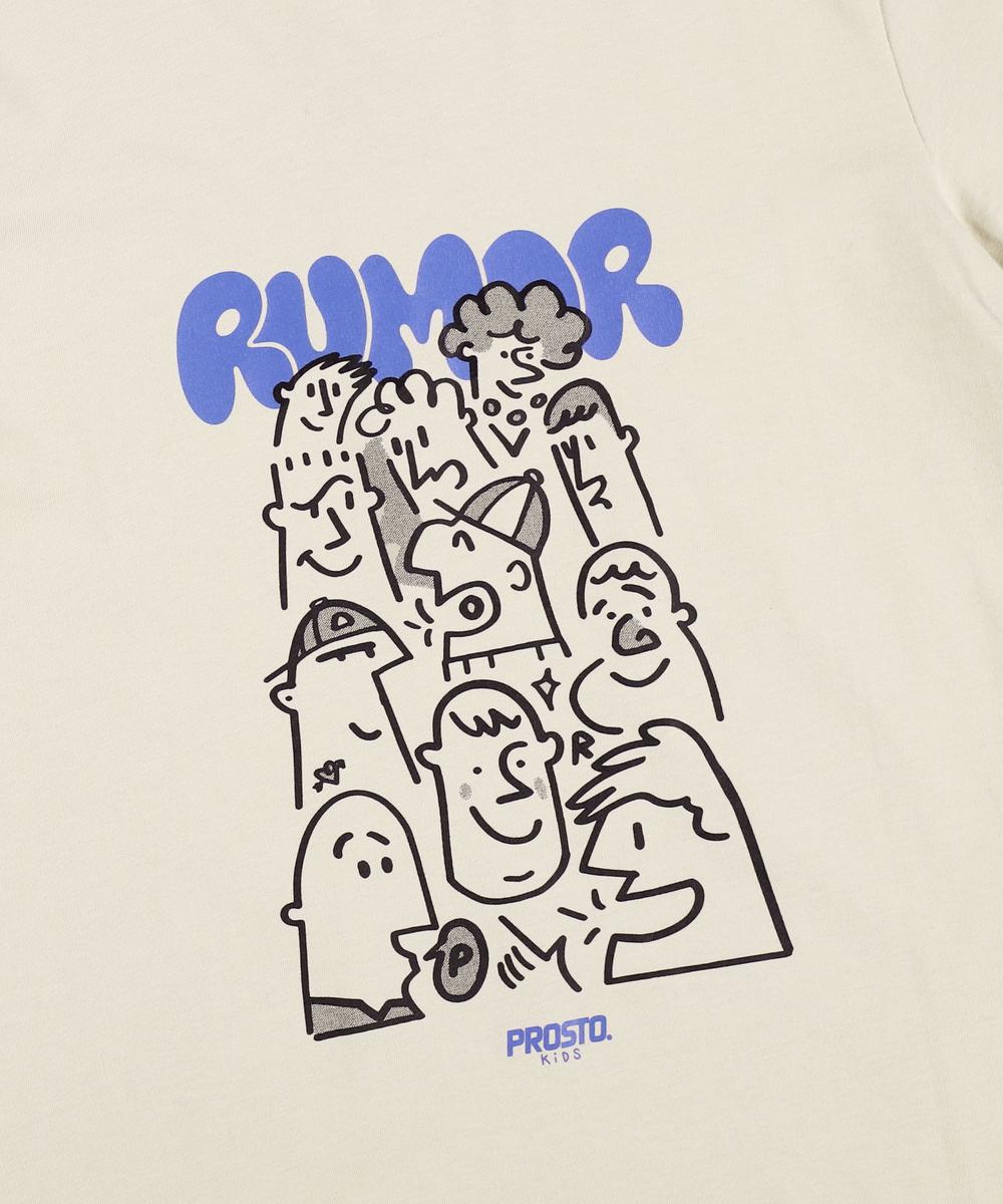 Rumor t-shirt dziecięcy beżowy