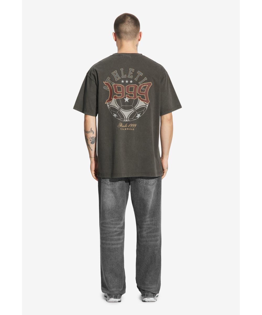 Athletic t-shirt męski brązowy