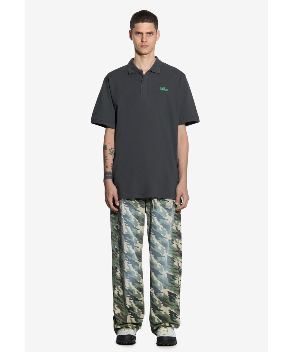 Lior polo męskie grafitowe