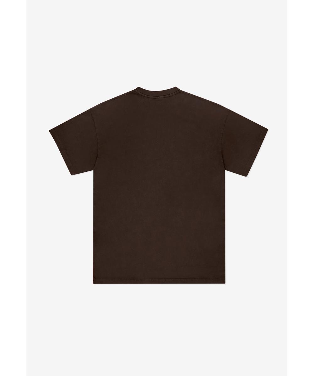 Plurt t-shirt męski ciemnobrązowy