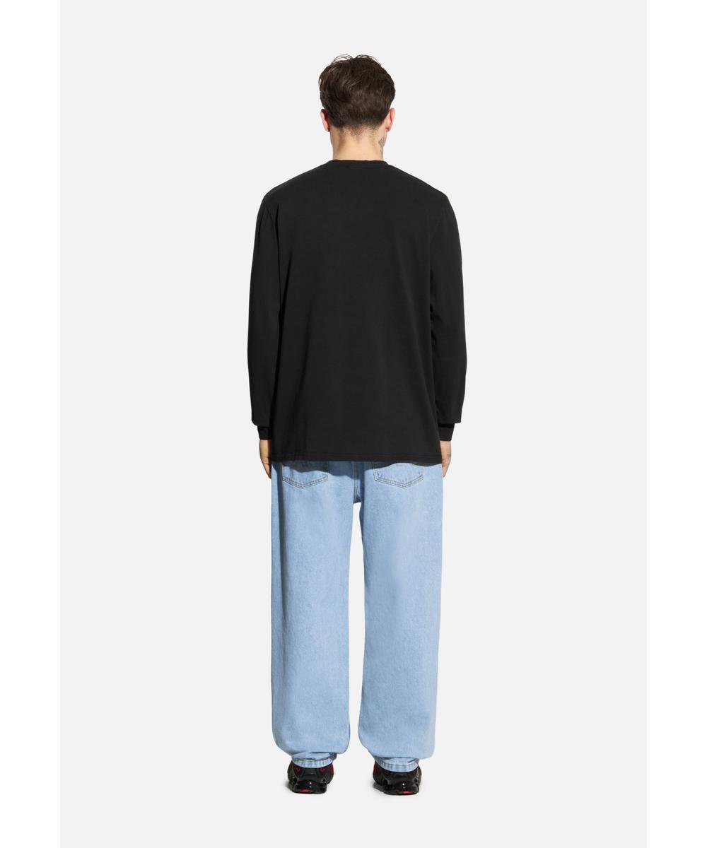 Ston longsleeve męski grafitowy