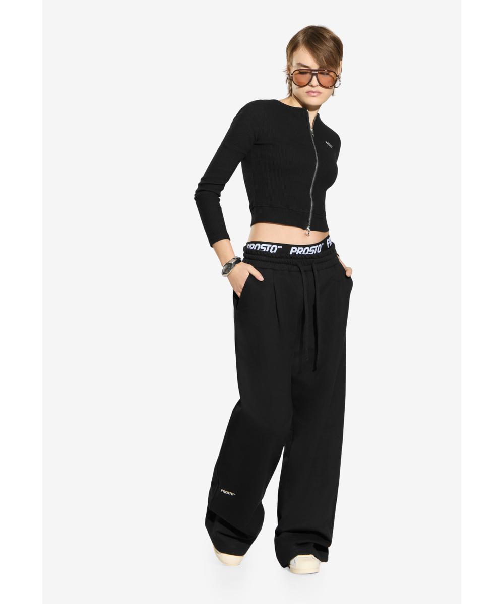 Pants Oversized spodnie dresowe damskie czarne