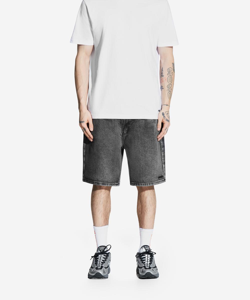 Jang jeansy krótkie męskie regular jasnoszare