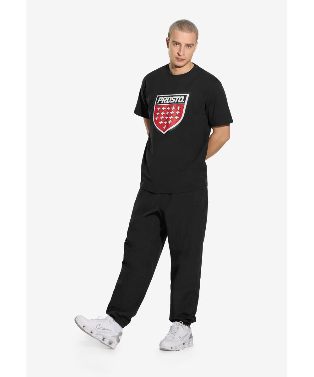 Infine t-shirt bawełniany czarny