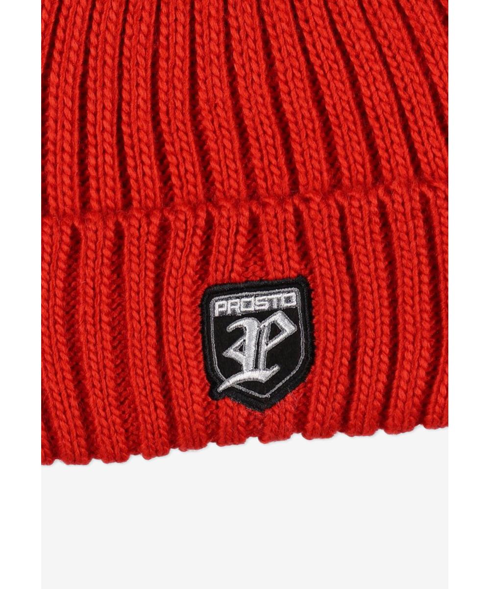 Team czapka zimowa czerwona