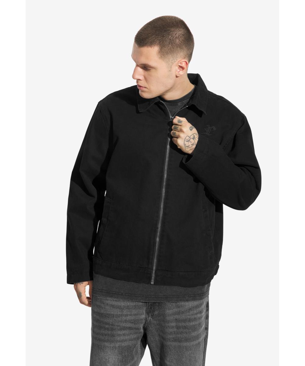 24-HR bawełniana kurtka męska czarna