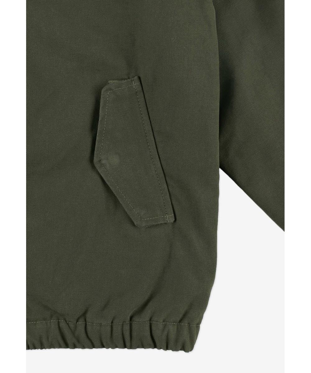 Padded kurtka z kapturem męska oliwkowa