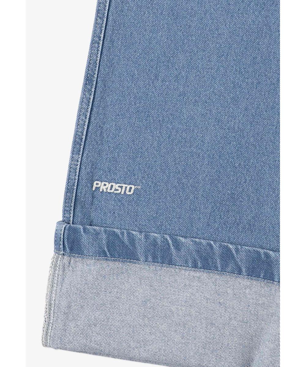 Long Pants Work spodnie jeansy damskie niebieskie