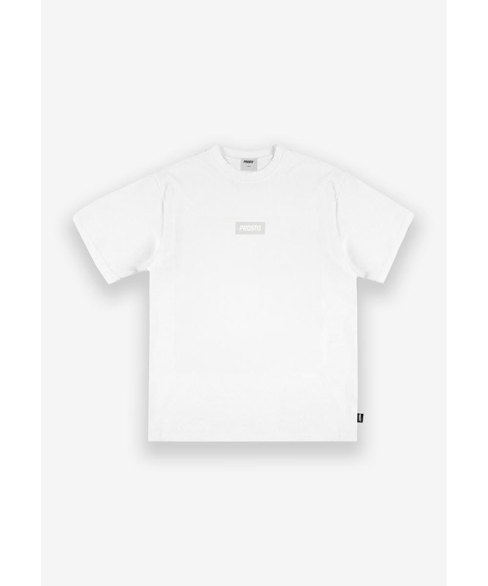 Box Logo t-shirt męski bawełniany biały