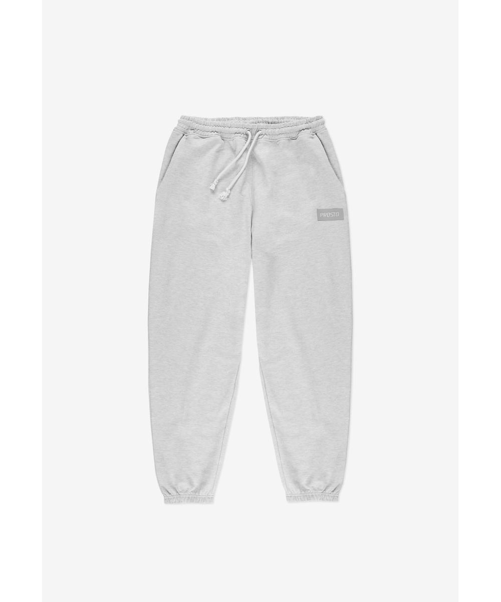 Box spodnie dresowe męskie szare