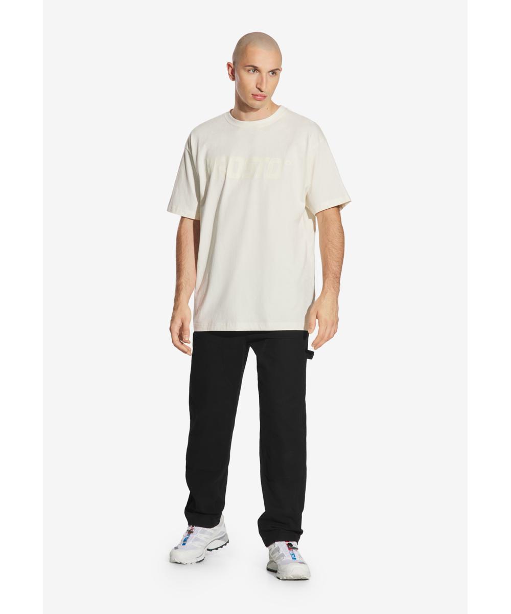 Big Log t-shirt męski bawełniany biały