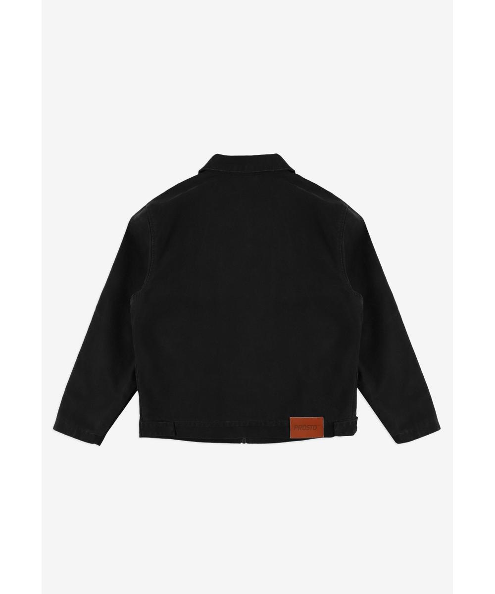 24-HR bawełniana kurtka męska czarna