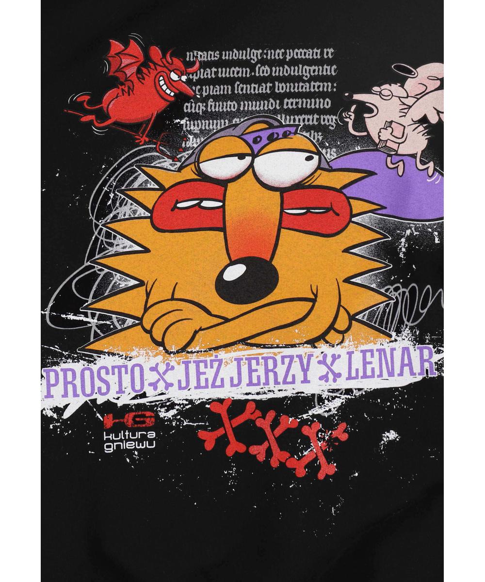 JJ Lenar bluza z kapturem czarna