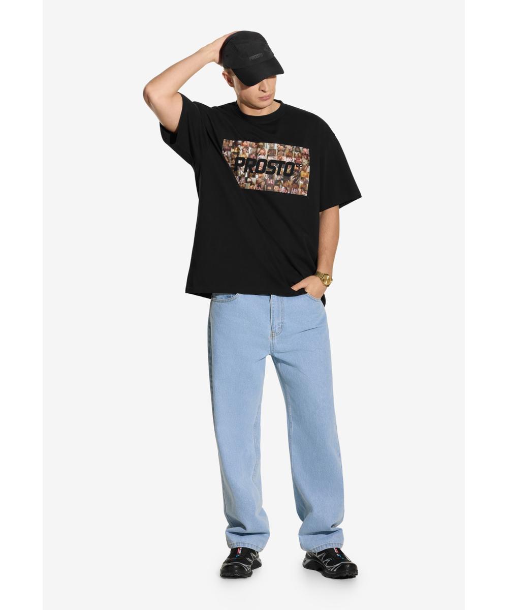 Cams t-shirt bawełniany czarny