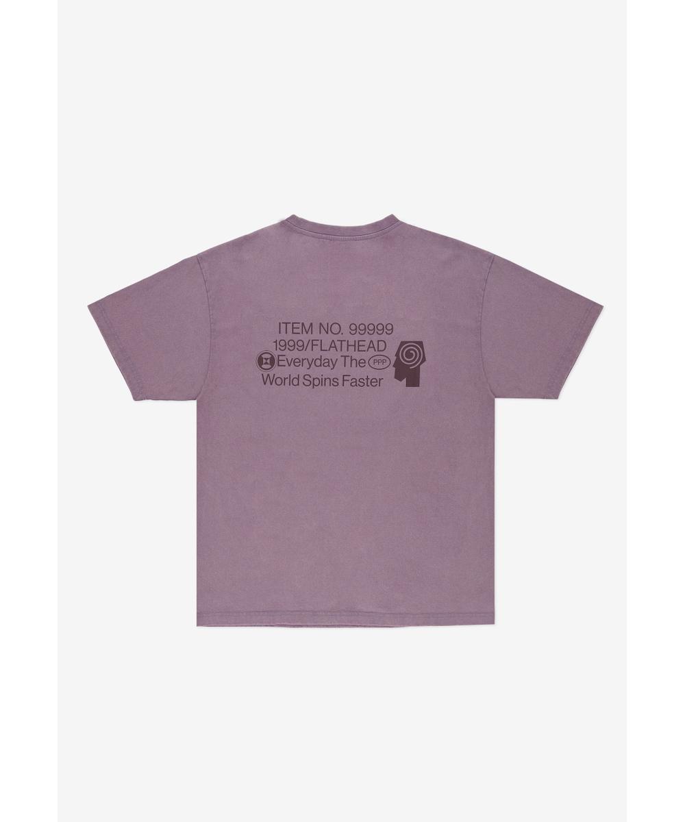 Flathead t-shirt męski lawendowy