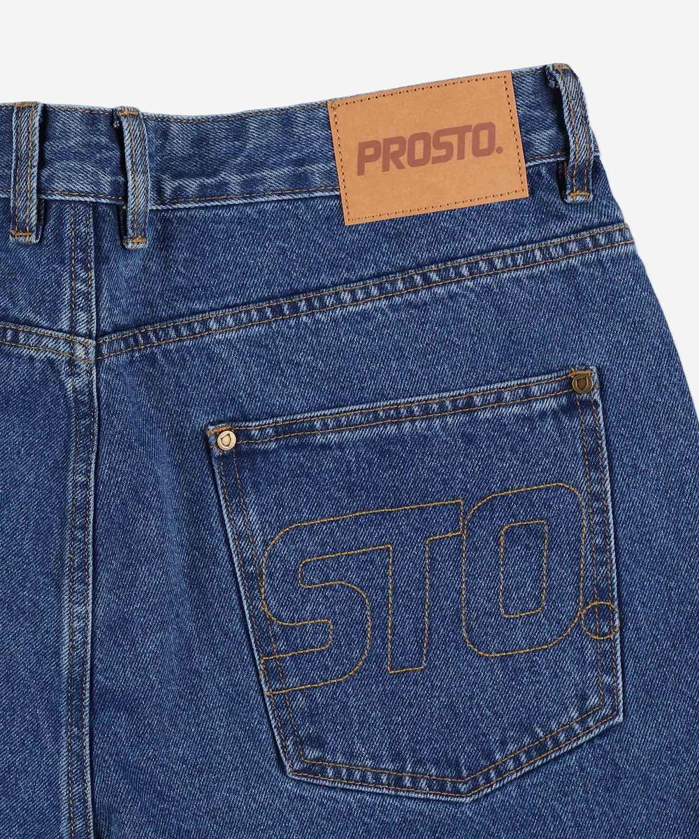 Slav jeansy męskie baggy niebieskie