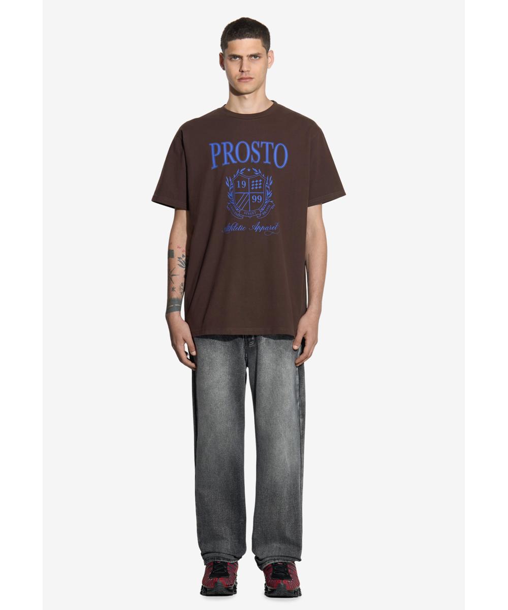 Plurt t-shirt męski ciemnobrązowy