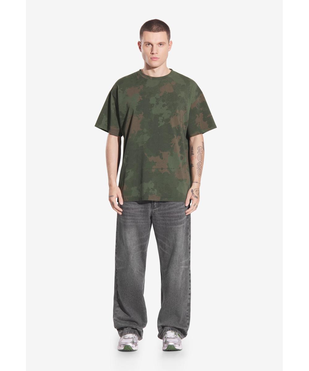 Camo t-shirt bawełniany moro