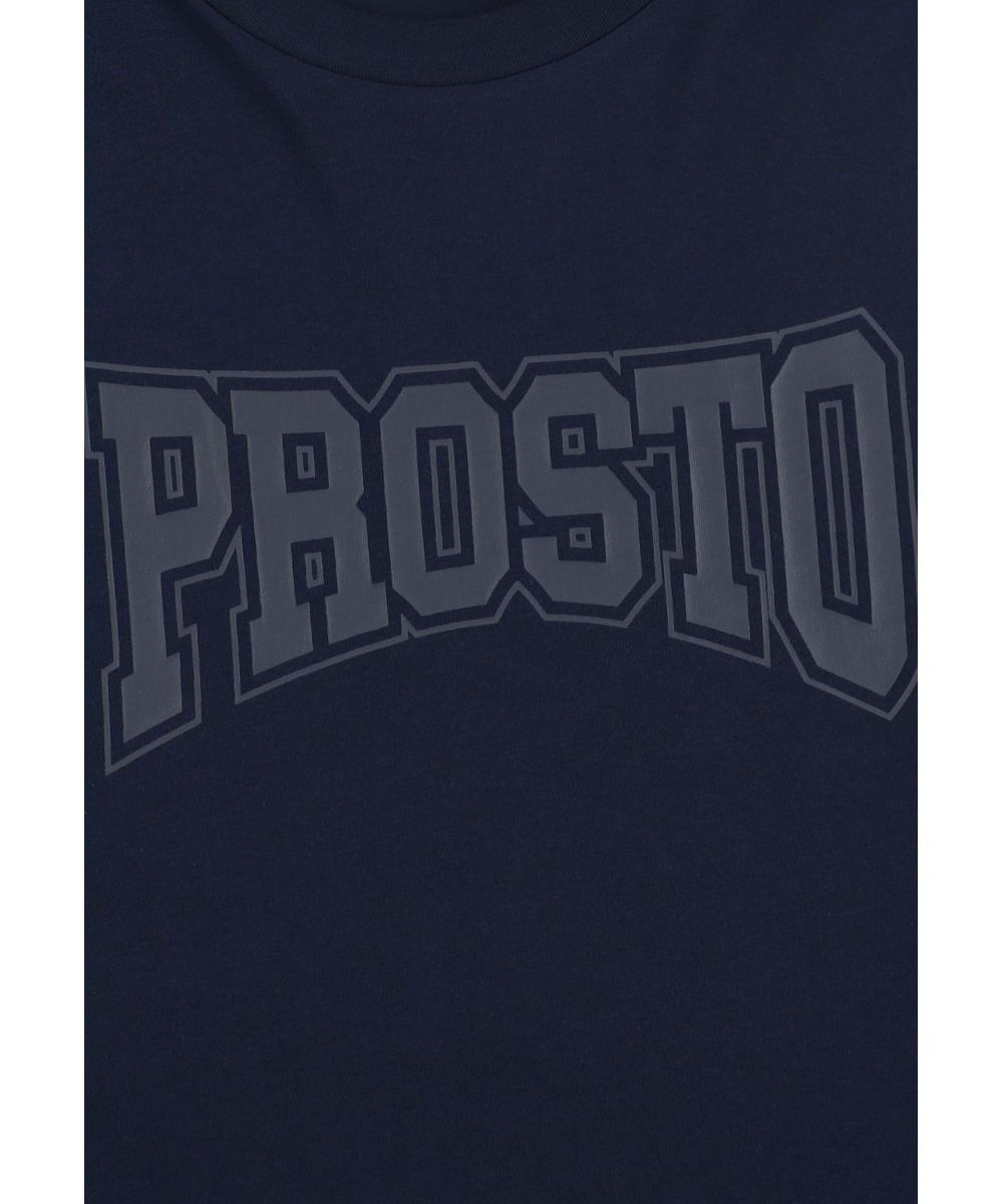 Collage t-shirt męski bawełniany granatowy