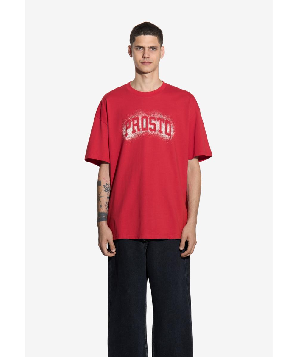 Jung t-shirt męski czerwony