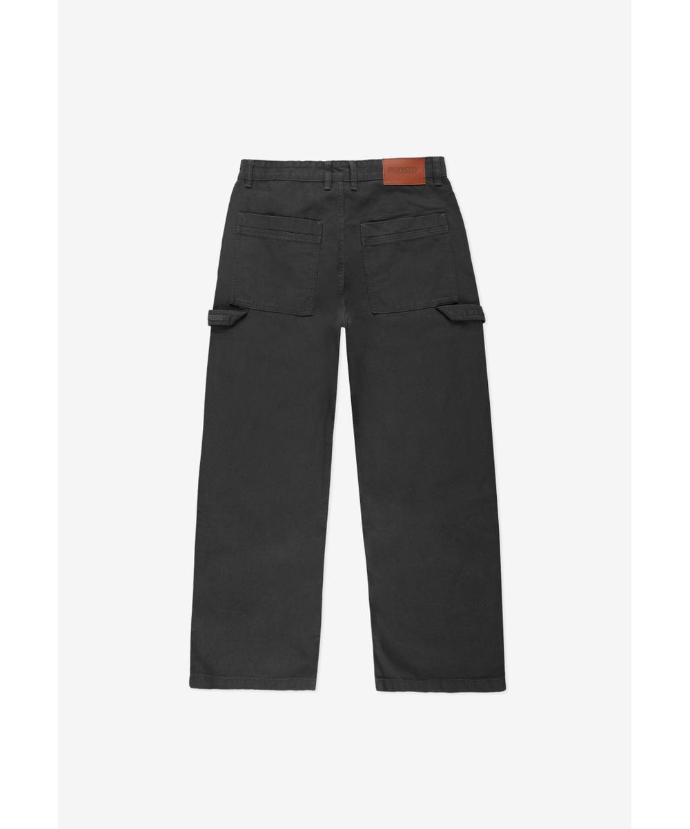 Utility spodnie męskie bawełniane ciemnoszare