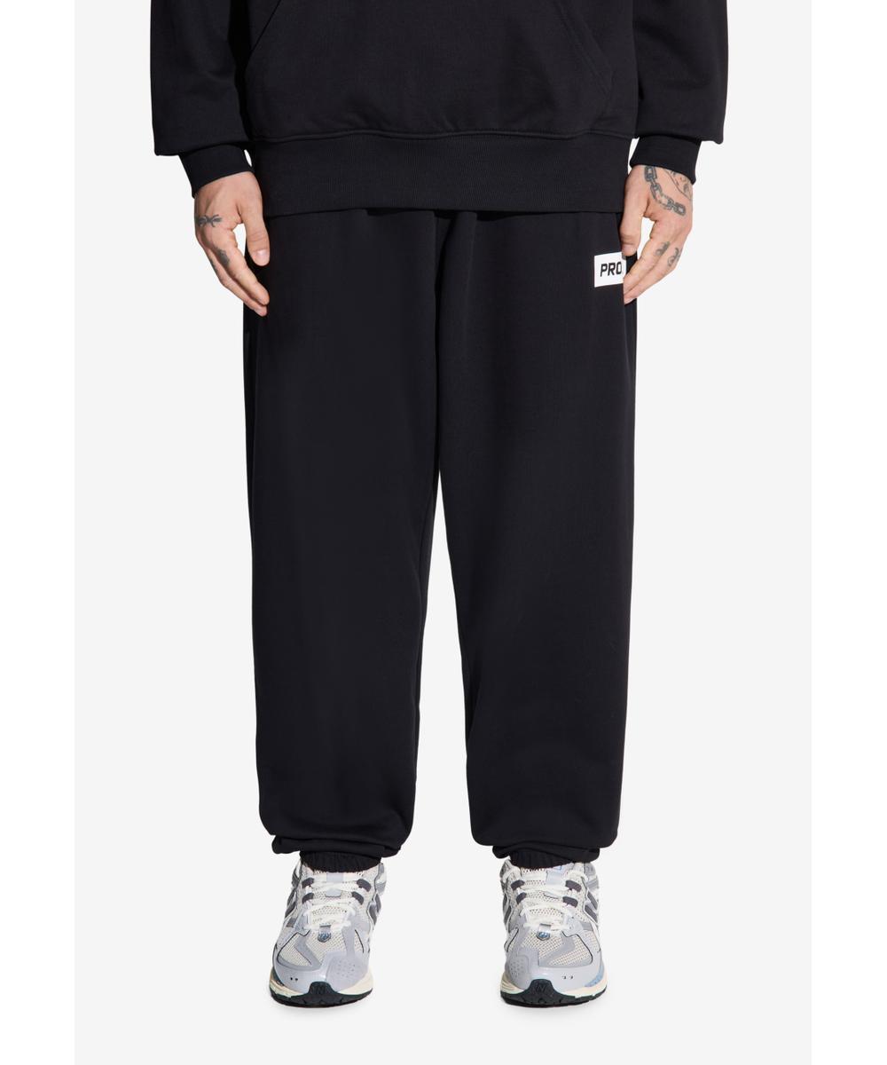 Box spodnie dresowe męskie czarne