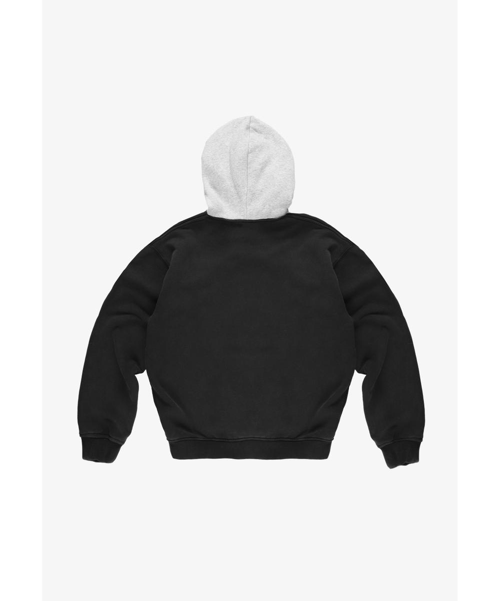 Balloon Washed bluza z kapturem balloon damska czarna