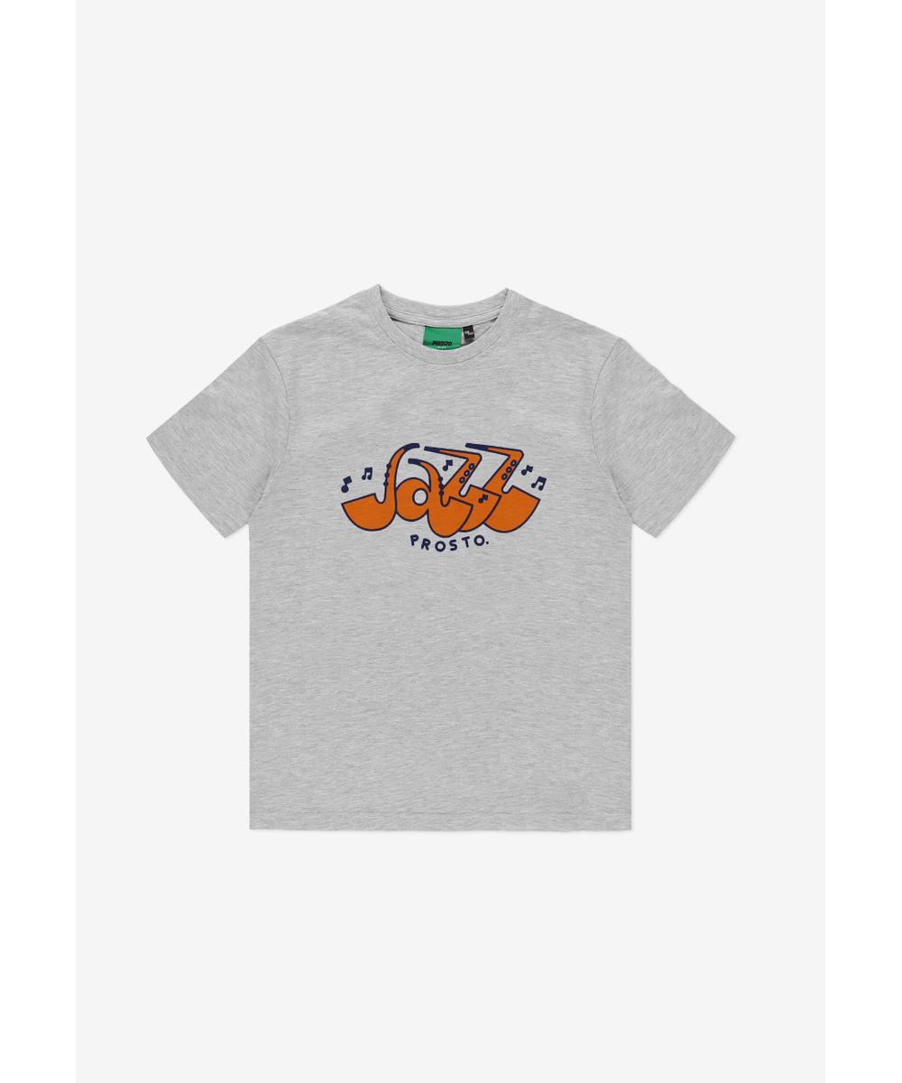 Jazz t-shirt dziecięcy szary