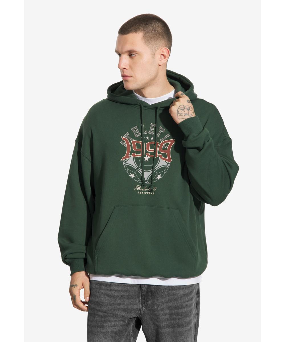 Athletic bluza z kapturem męska khaki