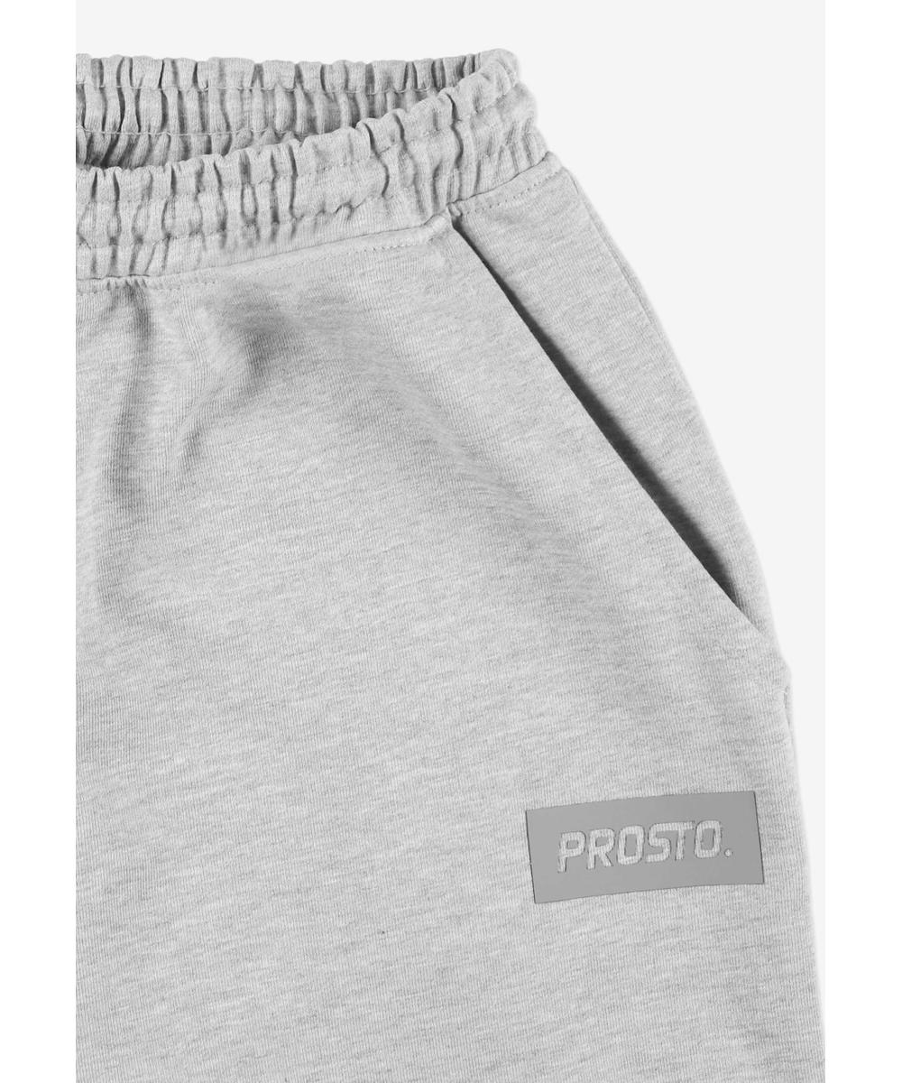 Box spodnie dresowe męskie szare