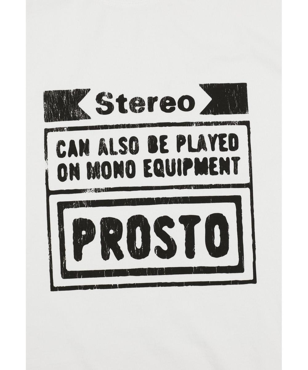 Stereo t-shirt bawełniany biały